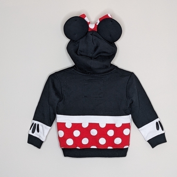 Disney Minnie Mouse Sweatshirt Hoodie 6m - Picture 2 of 4